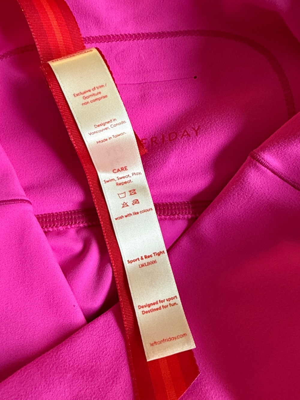 NEW 💞 LEFT ON FRIDAY 💞Super Moves Tight 💞 SUPER HIGH RISE, 7/8" LENGTH 💞 Sz S - Picture 11 of 11